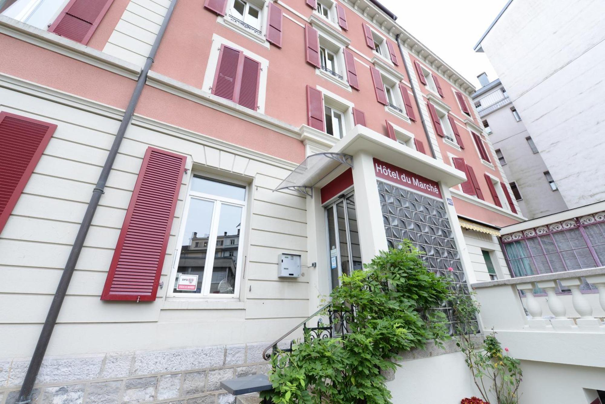 Hotel Du Marche Lausanne Bagian luar foto