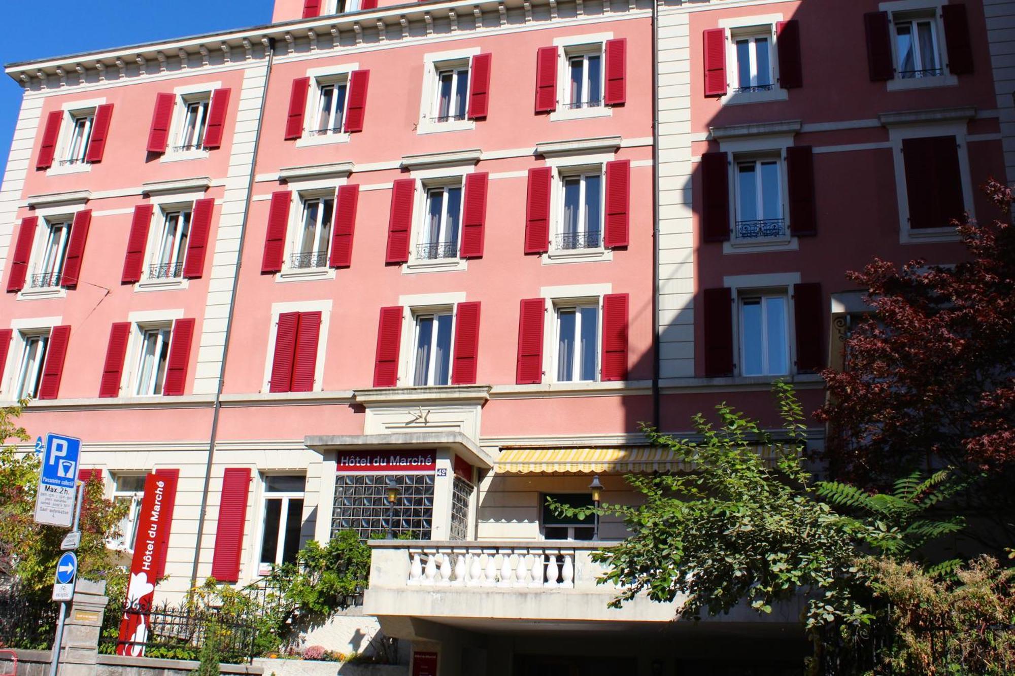 Hotel Du Marche Lausanne Bagian luar foto